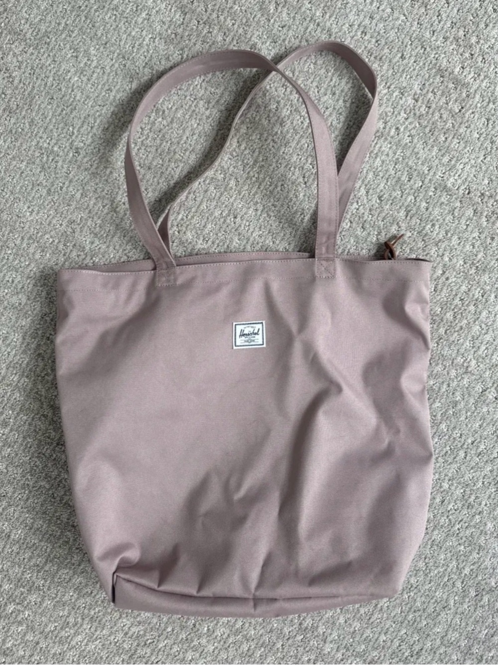 NWOT Herschel Supply Company Mauve Pink Canvas Tote